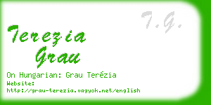 terezia grau business card